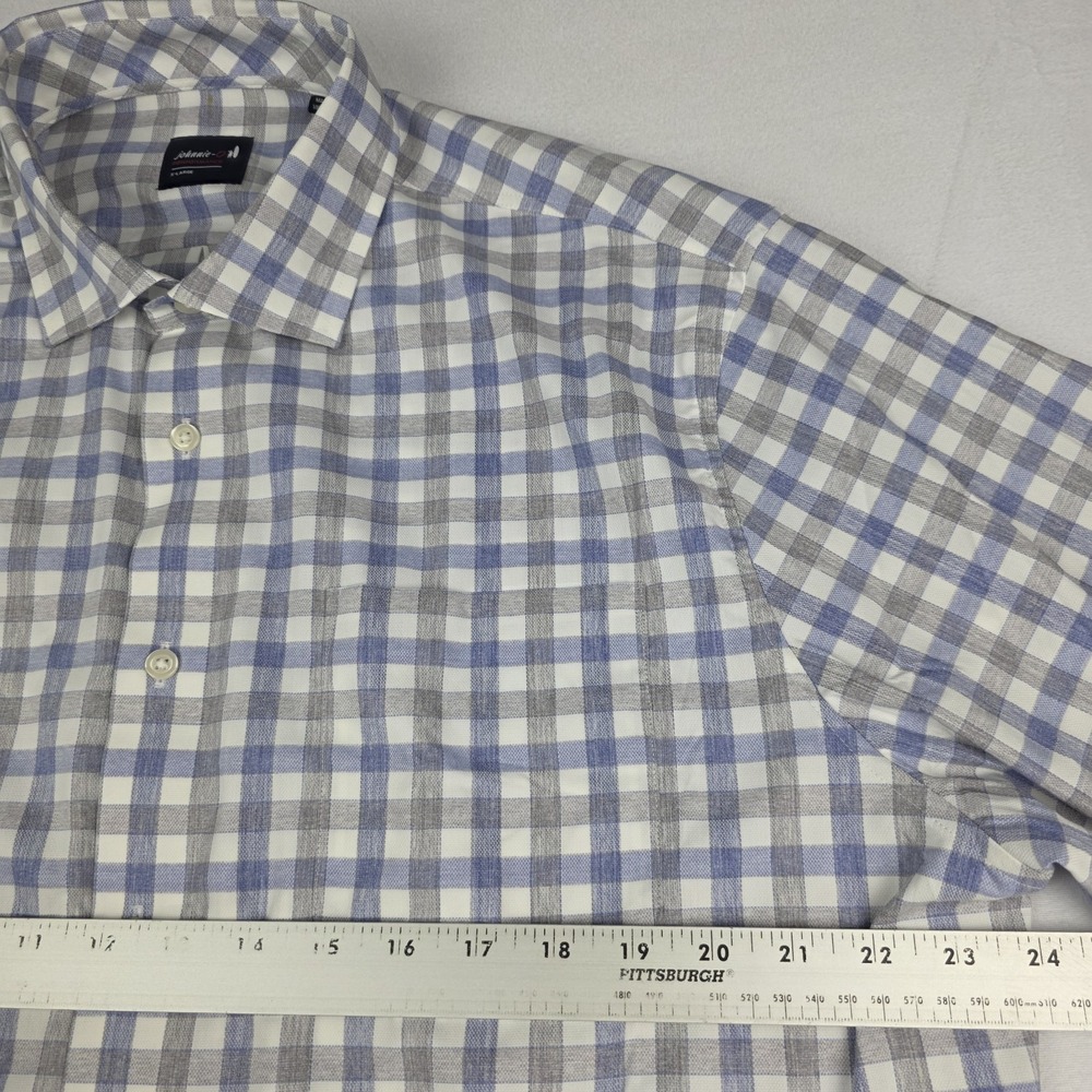 Johnnie-O McArthur Performance Button Up Shirt Mens XL Cascade Long Sleeve - Picture 6 of 9
